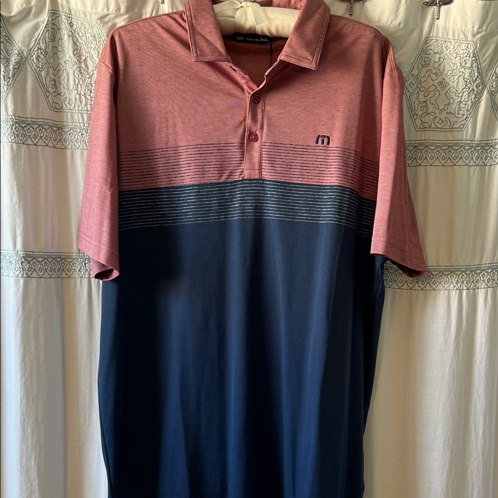 Travis Mathew Men's Two-Tone Polo Shirt